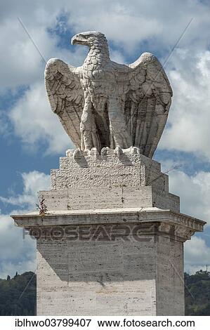 "Eagle on a pedestal, Duca d'Aosta bridge over the Tiber River, 1939 to 1942, access to the Foro Italico, formerly Foro Mussolini, Rome, Lazio, Italy, Europe" View Large Photo Image Stock Photo - "Eagle on a pedestal, Duca d'Aosta bridge over the Tiber River, 1939 to 1942, access to the Foro Italico, formerly Foro Mussolini, Rome, Lazio, Italy, Europe". Fotosearch