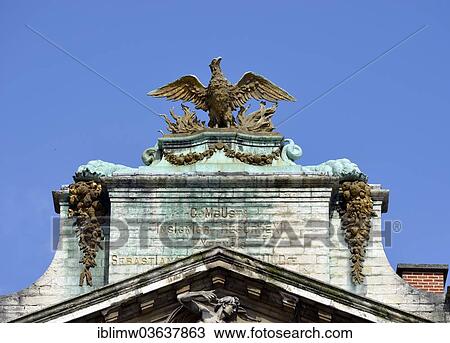 "Eagle sculpture on a guild house, Grote Markt, Grand Place, UNESCO World Heritage Site, Brussels, Brussels Region, Belgium, Europe" View Large Photo Image Stock Image - "Eagle sculpture on a guild house, Grote Markt, Grand Place, UNESCO World Heritage Site, Brussels, Brussels Region, Belgium, Europe". Fotosearch