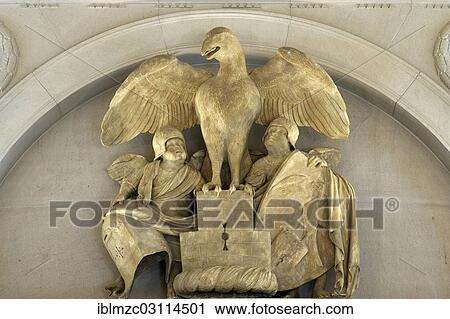 "Eagle with two putti, sculpture above the entrance of Hirsvogel Hall, Hirschelgasse 9-11, Nuremberg, Middle Franconia, Bavaria, Germany, Europe" View Large Photo Image Stock Image - "Eagle with two putti, sculpture above the entrance of Hirsvogel Hall, Hirschelgasse 9-11, Nuremberg, Middle Franconia, Bavaria, Germany, Europe". Fotosearch