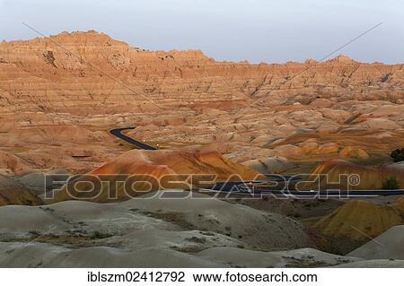 Early morning mood, Badlands National Park, South Dakota, USA View Large Photo Image Stock Image - Early morning mood, Badlands National Park, South Dakota, USA. Fotosearch