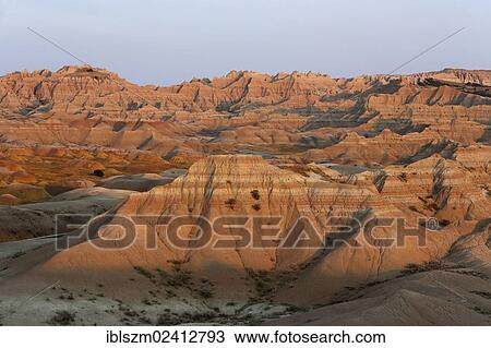 Early morning mood, Badlands National Park, South Dakota, USA View Large Photo Image Stock Image - Early morning mood, Badlands National Park, South Dakota, USA. Fotosearch