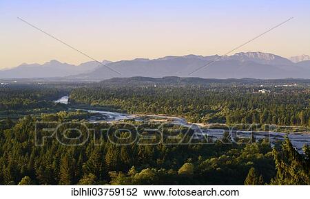 "Early morning mood, view from the lookout point """"Weisse Wand"""" or """"White Wall"""" near Icking over Pupplinger Au, Isar Valley, Alps, Bad Toelz - Wolfratshausen district, Icking, Upper Bavaria, Bavaria, Germany, Europe" View Large Photo Image Stock Image - "Early morning mood, view from the lookout point """"Weisse Wand"""" or """"White Wall"""" near Icking over Pupplinger Au, Isar Valley, Alps, Bad Toelz - Wolfratshausen district, Icking, Upper Bavaria, Bavaria, Germany, Europe". Fotosearch