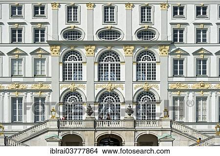 "East facade, Nymphenburg Palace, Munich, Upper Bavaria, Bavaria, Germany, Europe" View Large Photo Image Picture - "East facade, Nymphenburg Palace, Munich, Upper Bavaria, Bavaria, Germany, Europe". Fotosearch