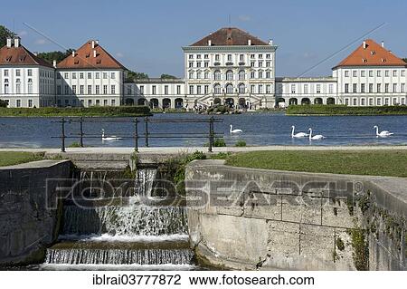 "East side with canal, Nymphenburg Palace, Munich, Upper Bavaria, Bavaria, Germany, Europe" View Large Photo Image Stock Image - "East side with canal, Nymphenburg Palace, Munich, Upper Bavaria, Bavaria, Germany, Europe". Fotosearch