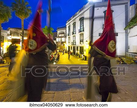 "Easter Procession, Plaza de Espana, Santa Cruz de La Palma, Canary Islands, Spain, Europe" View Large Photo Image Stock Photo - "Easter Procession, Plaza de Espana, Santa Cruz de La Palma, Canary Islands, Spain, Europe". Fotosearch