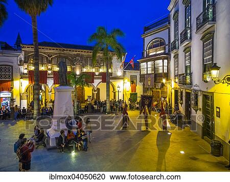 "Easter Procession, view from the church Iglesia Matriz de El Salvador of Plaza de Espana, Santa Cruz de La Palma, Canary Islands, Spain, Europe" View Large Photo Image Stock Image - "Easter Procession, view from the church Iglesia Matriz de El Salvador of Plaza de Espana, Santa Cruz de La Palma, Canary Islands, Spain, Europe". Fotosearch