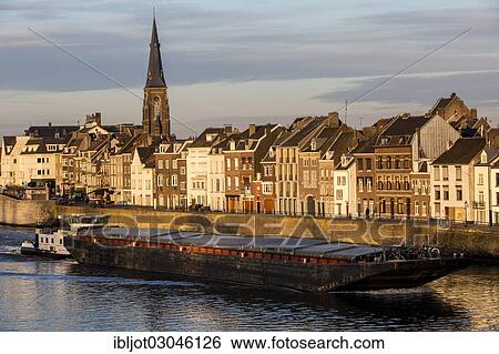 "Eastern parts of the city on the Maas River, historic town centre, cargo ship, Maastricht, Limburg, The Netherlands, Europe" View Large Photo Image Stock Photograph - "Eastern parts of the city on the Maas River, historic town centre, cargo ship, Maastricht, Limburg, The Netherlands, Europe". Fotosearch