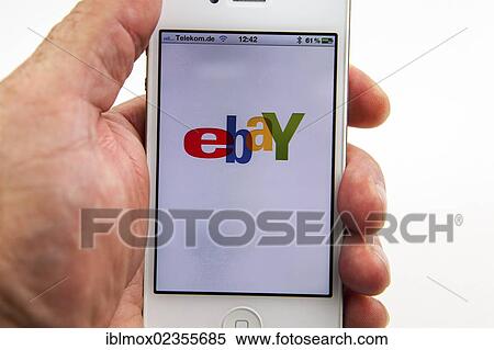 Ebay logo on a smartphone View Large Photo Image Stock Photography - Ebay logo on a smartphone. Fotosearch