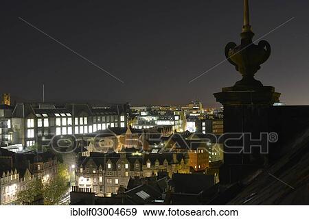 "Edinburgh at night, Edinburgh, Scotland, United Kingdom, Europe" View Large Photo Image Stock Photo - "Edinburgh at night, Edinburgh, Scotland, United Kingdom, Europe". Fotosearch