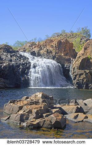 Stock Photo - "Edith Falls, Nitmiluk National Park, Northern Territory, Australia, Oceania". Fotosearch