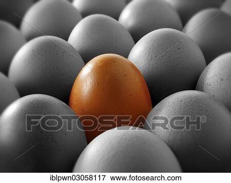 "Eggs, one coloured" View Large Photo Image Stock Photo - "Eggs, one coloured". Fotosearch