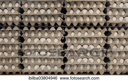"Eggs stacked in cardboard boxes, Beham egg dyeing company, Thannhausen, Bayern, Germany, Europe" View Large Photo Image Stock Photograph - "Eggs stacked in cardboard boxes, Beham egg dyeing company, Thannhausen, Bayern, Germany, Europe". Fotosearch