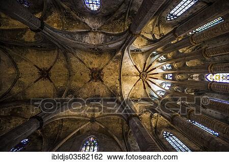 "Eglesia de Santa Maria del Mar, El Born, Barcelona, Catalonia, Spain, Europe" View Large Photo Image Stock Image - "Eglesia de Santa Maria del Mar, El Born, Barcelona, Catalonia, Spain, Europe". Fotosearch