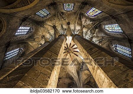 "Eglesia de Santa Maria del Mar, El Born, Barcelona, Catalonia, Spain, Europe" View Large Photo Image Stock Image - "Eglesia de Santa Maria del Mar, El Born, Barcelona, Catalonia, Spain, Europe". Fotosearch