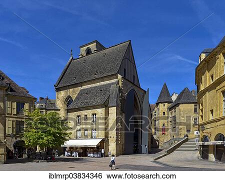 "Eglise Ste-Marie, Sarlat-la-Caneda, Perigord Noir, Dordogne, Aquitaine, France, Europe" View Large Photo Image Stock Photograph - "Eglise Ste-Marie, Sarlat-la-Caneda, Perigord Noir, Dordogne, Aquitaine, France, Europe". Fotosearch