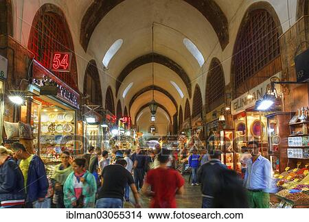 "Egyptian Bazaar or Spice Bazaar, Misir Carsisi, Eminonu, Istanbul, European side, Istanbul Province, Turkey, European side, Europe" View Large Photo Image Picture - "Egyptian Bazaar or Spice Bazaar, Misir Carsisi, Eminonu, Istanbul, European side, Istanbul Province, Turkey, European side, Europe". Fotosearch