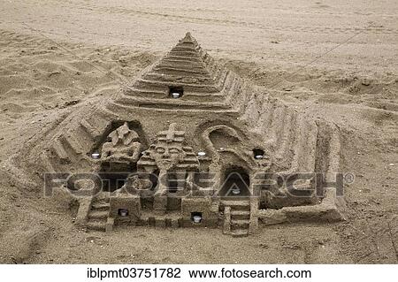 "Egyptian pyramid, sand sculpture, Torremolinos, Malaga province, Andalusia, Spain, Europe" View Large Photo Image Stock Image - "Egyptian pyramid, sand sculpture, Torremolinos, Malaga province, Andalusia, Spain, Europe". Fotosearch