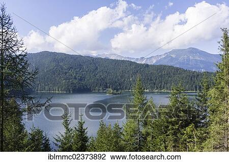"Eibsee lake with mountains at back, Bavaria, Germany, Europe" View Large Photo Image Stock Image - "Eibsee lake with mountains at back, Bavaria, Germany, Europe". Fotosearch
