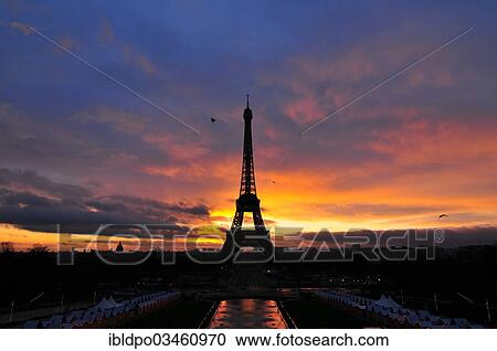 "Eiffel Tower at sunrise, Paris, Ile-de-France, France, Europe" View Large Photo Image Stock Image - "Eiffel Tower at sunrise, Paris, Ile-de-France, France, Europe". Fotosearch