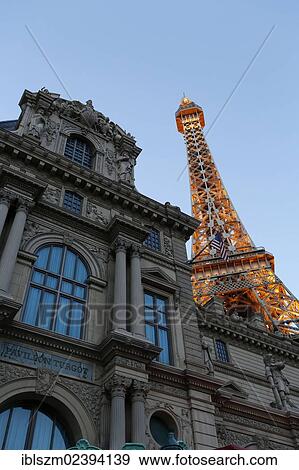 "Eiffel Tower, replica in Las Vegas, Nevada, USA" View Large Photo Image Stock Photo - "Eiffel Tower, replica in Las Vegas, Nevada, USA". Fotosearch