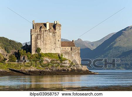 "Eilean Donan Castle at the meeting point of Loch Duich, Loch Alsh and Loch Long, Scotland, United Kingdom, Europe" View Large Photo Image Stock Photo - "Eilean Donan Castle at the meeting point of Loch Duich, Loch Alsh and Loch Long, Scotland, United Kingdom, Europe". Fotosearch