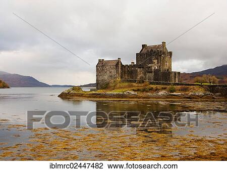 Stock Image - "Eilean Donan Castle, Scotland, United Kingdom, Europe". Fotosearch