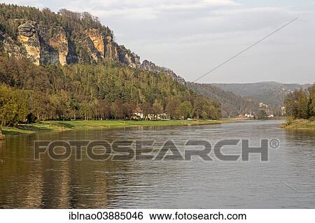 "Elbe River in the Elbe Sandstone Mountains, Saxony, Germany, Europe" View Large Photo Image Stock Photograph - "Elbe River in the Elbe Sandstone Mountains, Saxony, Germany, Europe". Fotosearch