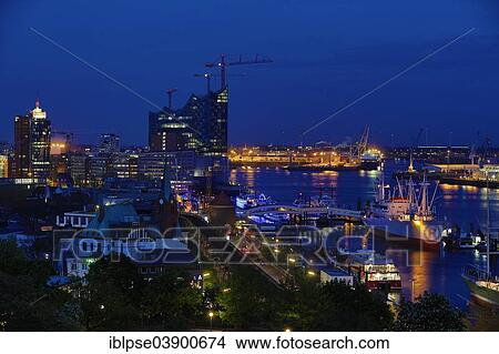 "Elbe River with the museum ship Cap San Diego and Elbe Philharmonic Hall, at dusk, Hamburg, Germany, Europe" View Large Photo Image Picture - "Elbe River with the museum ship Cap San Diego and Elbe Philharmonic Hall, at dusk, Hamburg, Germany, Europe". Fotosearch