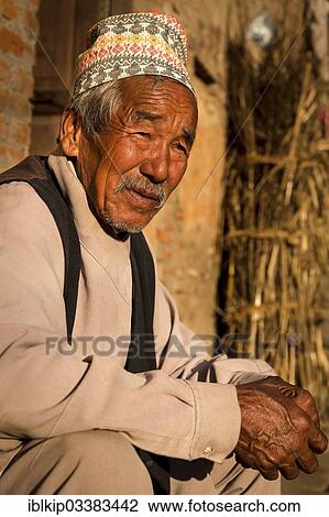 "Elderly farmer, Kathmandu Valley, Nepal, Asia" View Large Photo Image Stock Image - "Elderly farmer, Kathmandu Valley, Nepal, Asia". Fotosearch