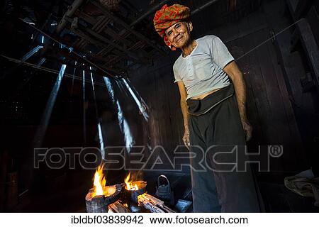"Elderly man at an open fire in the hut, Pa'O hill tribe, near Kalaw, Shan State, Myanmar, Asia" View Large Photo Image Stock Image - "Elderly man at an open fire in the hut, Pa'O hill tribe, near Kalaw, Shan State, Myanmar, Asia". Fotosearch