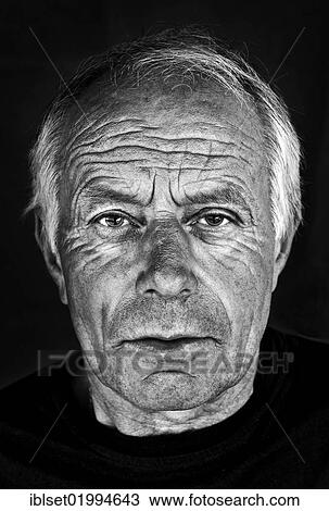 "Elderly man with a lot of wrinkles, portrait" View Large Photo Image Stock Image - "Elderly man with a lot of wrinkles, portrait". Fotosearch