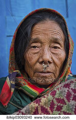 "Elderly woman, portrait, Bhaktapur, Nepal, Asia" View Large Photo Image Stock Image - "Elderly woman, portrait, Bhaktapur, Nepal, Asia". Fotosearch