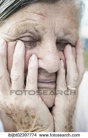 "Elderly woman, portrait" View Large Photo Image Picture - "Elderly woman, portrait". Fotosearch