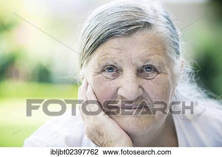 "Elderly woman, portrait" View Large Photo Image Stock Image - "Elderly woman, portrait". Fotosearch