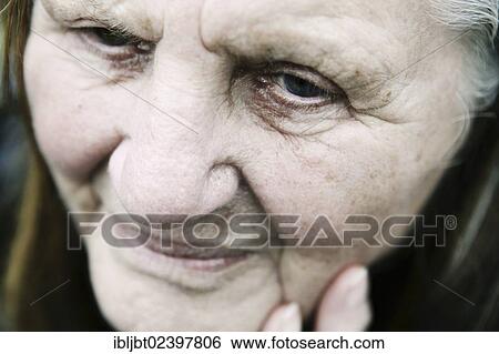 "Elderly woman, portrait" View Large Photo Image Stock Photograph - "Elderly woman, portrait". Fotosearch