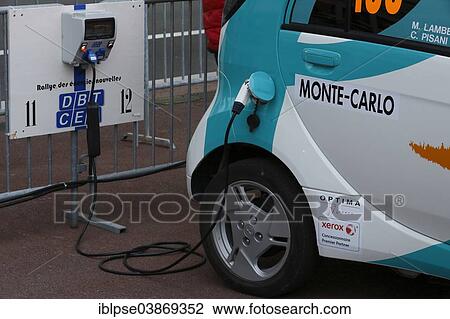 "Electric car being recharged at a charging station, Rallye Monte-Carlo des Energies Nouvelles in 2014, Principality of Monaco" View Large Photo Image Stock Image - "Electric car being recharged at a charging station, Rallye Monte-Carlo des Energies Nouvelles in 2014, Principality of Monaco". Fotosearch