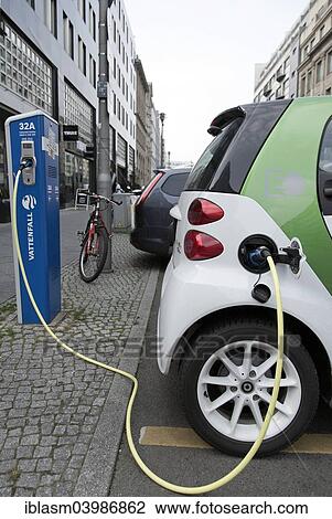 "Electric car, charging station, Berlin, Germany, Europe" View Large Photo Image Stock Image - "Electric car, charging station, Berlin, Germany, Europe". Fotosearch