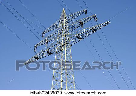 "Electricity pylon, Werne, North Rhine-Westphalia, Germany, Europe, PublicGround, Europe" View Large Photo Image Stock Photo - "Electricity pylon, Werne, North Rhine-Westphalia, Germany, Europe, PublicGround, Europe". Fotosearch