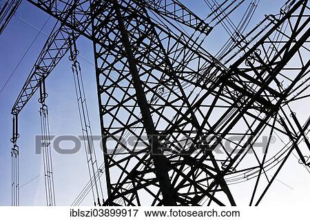"Electricity pylons with high-voltage power lines, Herne, Ruhr Area, North Rhine-Westphalia, Germany, Europe" View Large Photo Image Stock Photo - "Electricity pylons with high-voltage power lines, Herne, Ruhr Area, North Rhine-Westphalia, Germany, Europe". Fotosearch
