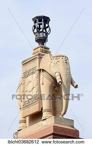 "Elephant sculpture at the government palace of Rashtrapati Bhavan, New Delhi, Delhi, India, Asia" View Large Photo Image Stock Image - "Elephant sculpture at the government palace of Rashtrapati Bhavan, New Delhi, Delhi, India, Asia". Fotosearch