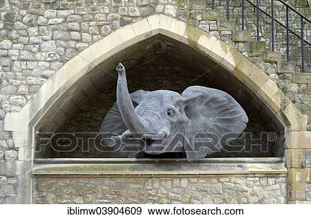 "Elephant statue, gift from Louis IX to King Henry III, Tower of London, UNESCO World Heritage Site, London, England, United Kingdom, Europe" View Large Photo Image Stock Photo - "Elephant statue, gift from Louis IX to King Henry III, Tower of London, UNESCO World Heritage Site, London, England, United Kingdom, Europe". Fotosearch