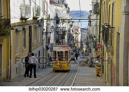 "Elevador da Bica funicular, Bica, Lisbon, Portugal, Europe" View Large Photo Image Stock Photo - "Elevador da Bica funicular, Bica, Lisbon, Portugal, Europe". Fotosearch