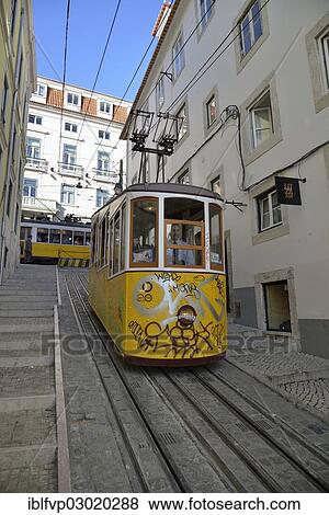 "Elevador da Bica funicular, Bica, Lisbon, Portugal, Europe" View Large Photo Image Stock Photo - "Elevador da Bica funicular, Bica, Lisbon, Portugal, Europe". Fotosearch