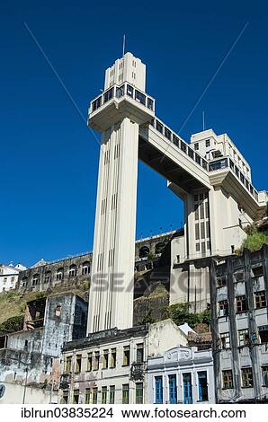 "Elevador Lacerda, Pelourinho, Salvador da Bahia, Brazil, South America" View Large Photo Image Picture - "Elevador Lacerda, Pelourinho, Salvador da Bahia, Brazil, South America". Fotosearch
