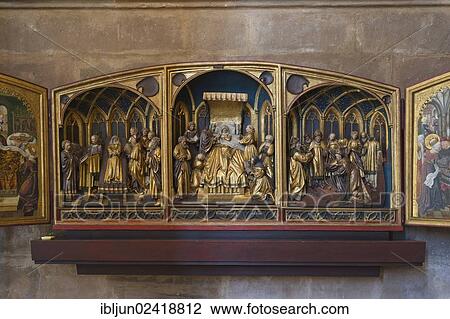 Elisabeth altar, 1509 - 1514, by sculptor Ludwig Juppe, Gothic Elisabethkirche church, Marburg, Hesse, Germany, Europe View Large Photo Image Stock Image - Elisabeth altar, 1509 - 1514, by sculptor Ludwig Juppe, Gothic Elisabethkirche church, Marburg, Hesse, Germany, Europe. Fotosearch
