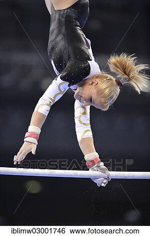 "Elisabeth SEITZ, GER, performing on the uneven bars, EnBW Gymnastics World Cup 2012, Porsche-Arena, Stuttgart, Baden-Wurttemberg, Germany, Europe" View Large Photo Image Stock Photograph - "Elisabeth SEITZ, GER, performing on the uneven bars, EnBW Gymnastics World Cup 2012, Porsche-Arena, Stuttgart, Baden-Wurttemberg, Germany, Europe". Fotosearch