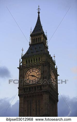 Stock Photo - "Elizabeth Tower or Big Ben, City of Westminster, London, London region, England, United Kingdom, Europe". Fotosearch