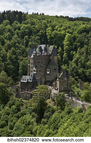 "Eltz Castle, hilltop castle in the valley of the Elz river, protected by the Hague Convention for the Protection of Cultural Property, Wierschem, Rhineland-Palatinate, Germany, Europe" View Large Photo Image Stock Image - "Eltz Castle, hilltop castle in the valley of the Elz river, protected by the Hague Convention for the Protection of Cultural Property, Wierschem, Rhineland-Palatinate, Germany, Europe". Fotosearch