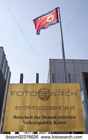 "Embassy of the Democratic People's Republic of Korea, North Korea, Berlin, Germany, Europe, Asia" View Large Photo Image Stock Photograph - "Embassy of the Democratic People's Republic of Korea, North Korea, Berlin, Germany, Europe, Asia". Fotosearch