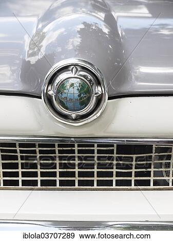 "Emblem of a Ford Taunus classic car with a globe, Germany, Europe" View Large Photo Image Stock Photo - "Emblem of a Ford Taunus classic car with a globe, Germany, Europe". Fotosearch